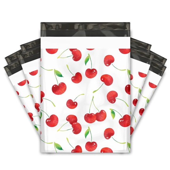 Cherries ๐ Poly Mailers 10x13 Pack of 25 - Picture 5 of 7